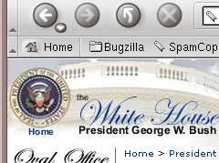whitehouse.gov partial screenshot